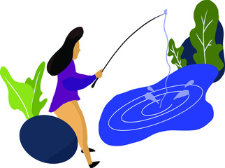 women who are cool fishing