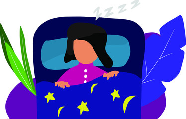 a young woman who is fast asleep