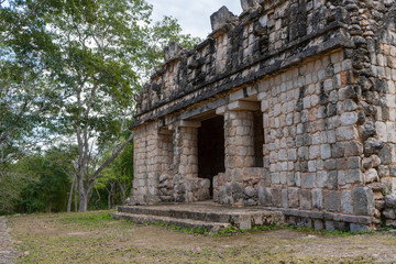 Fototapeta na wymiar Uxmal an ancient Maya city of the classical period. Travel photo. Yucatan. Mexico.