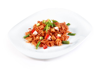 Thai dish with rice