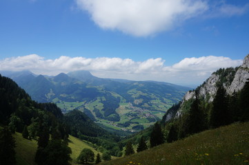 Fototapeta na wymiar Dent de Broc ( Gruyère, Suisse)