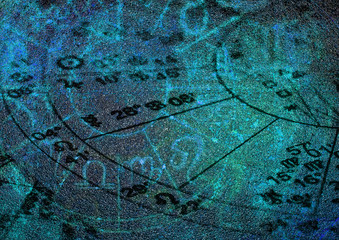 Astrology Horoscope Pattern Texture Background , Graphic Design