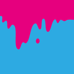 pink and blue paint drops, vector illustration for background 
