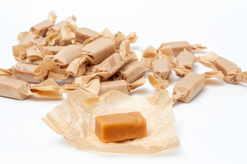 Delicious homemade salty toffee