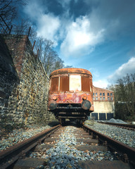 zug, bahn, dampflok, bahn, bahn, transport, bahn, beförderung, motor, alt, diesel, station,...