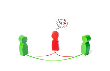 Persons communicate directly bypassing intermediary. Rejection mediation services, bureaucracy...
