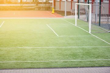  School football field