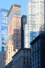 Fototapeta na wymiar New York City Hochhäuser