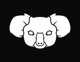 vector illustration of a koala