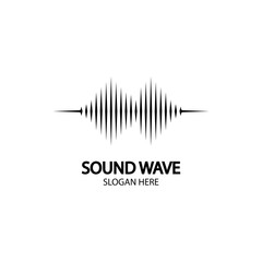 Sound waves vector illustration