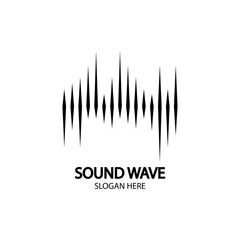 Sound waves vector illustration