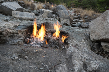 Flames of Mount Chimaera