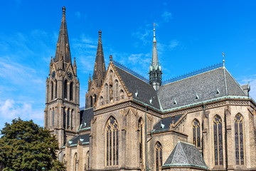 Obraz premium The Church of St. Ludmila in Prague.