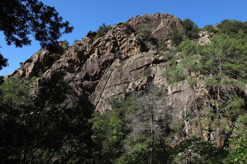 rocks in the mountains