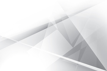 Fototapeta premium Abstract geometric white and gray color background. Vector, illustration.
