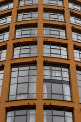 Obraz premium orange building windows