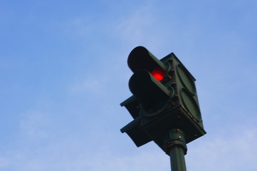 Traffic light with European design