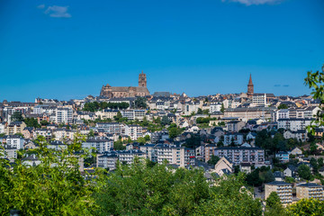 Fototapeta na wymiar Rodze, Aveyron, Occitanie, France;
