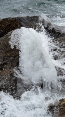 Natures winter ice art in Toronto, Ontario, Canada