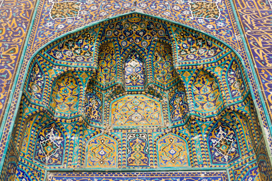 Mosaic roof in Uzbekistan