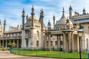 Obraz premium Royal Brighton Pavilion build for King George IV in the early 19C in Brighton, Sussex England.