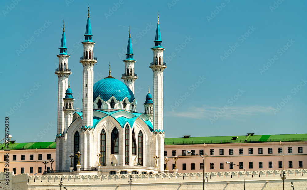 Sticker kul sharif mosque in kazan kremlin, russia