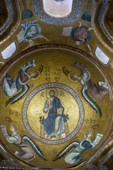 Palermo / Italy10.20.2015.Interior of theChurch of Santa Maria dell'Ammiraglio, also known as La Martorana