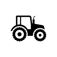 Tractor icon sign symbol design. Vector illustration of tractor, suitable for any business related to farm industries