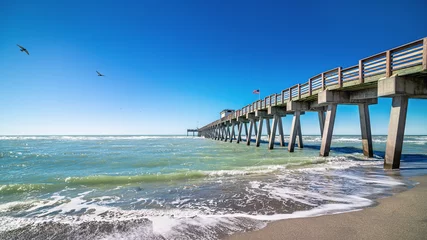 Fotobehang Clearwater Beach, Florida de beroemde pier van Venetië, Florida