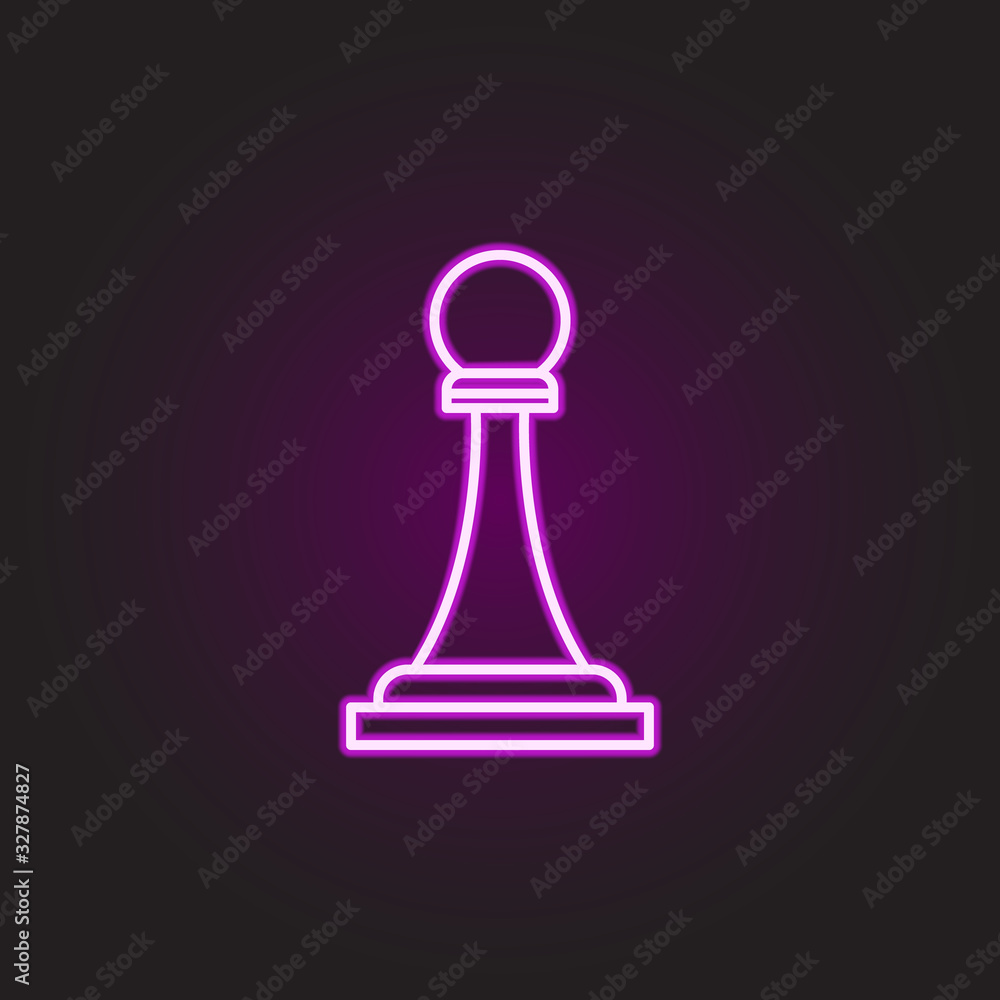 Poster employee data neon style icon. simple thin line, outline vector of food and drink icons for ui and u
