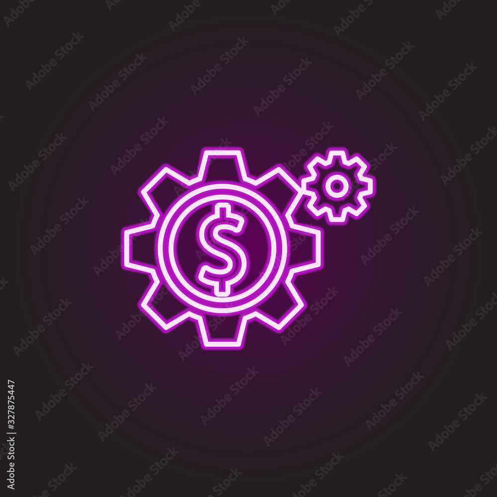 Poster remote storage neon style icon. simple thin line, outline vector of food and drink icons for ui and 