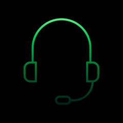 Headphones nolan icon. Simple thin line, outline vector of e-commerce icons for ui and ux, website or mobile application