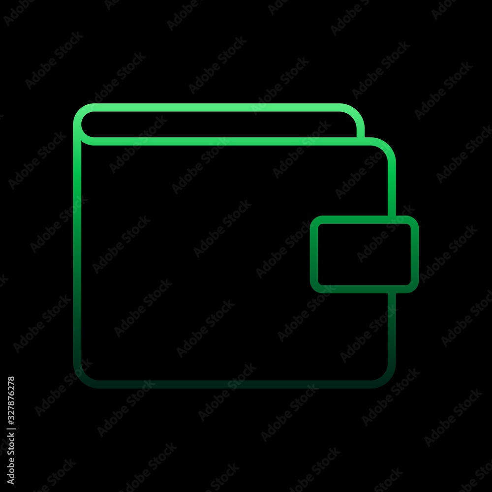 Aufkleber purse nolan icon. simple thin line, outline vector of e-commerce icons for ui and ux, website or mob