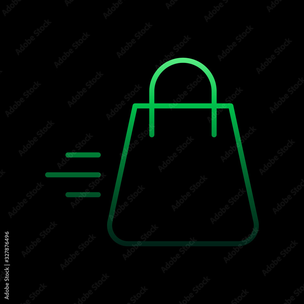Poster delivery of goods nolan icon. simple thin line, outline vector of e-commerce icons for ui and ux, we