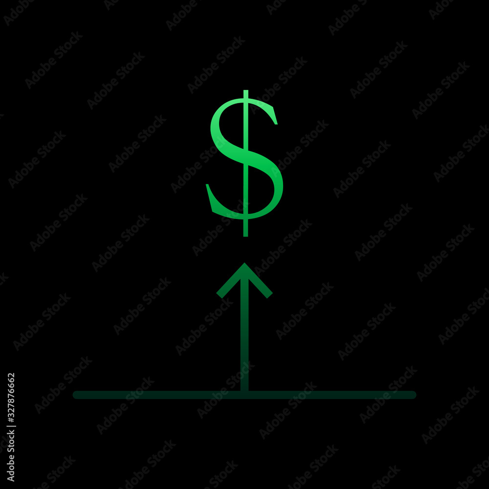 Poster price increase nolan icon. simple thin line, outline vector of e-commerce icons for ui and ux, websi