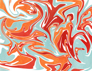 Obraz premium Abstract background. Watercolor marble texture.