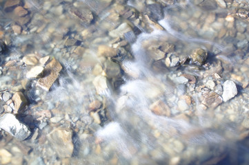 stones in water