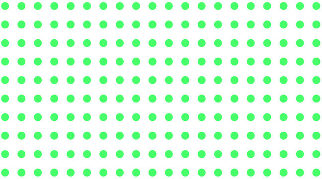 Polka dots green and white, modern, clean pattern