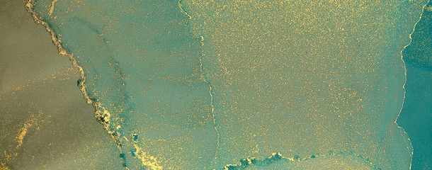 Abstract color blots horizontal background. Marble texture. Alcohol ink colors.