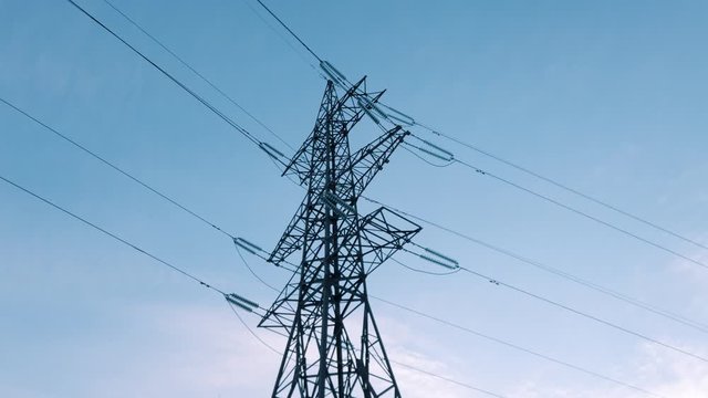 loopable transformers or power lines background