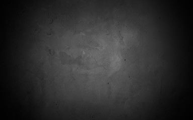 Old wall texture cement dark black gray  background abstract grey color design are light with white gradient background.