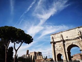 Arch of Costantine from between 312-315 AD