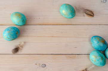 Easter background. Colorful easter eggs. Background with easter eggs