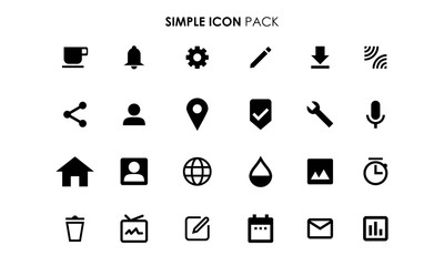 Simple icon pack. Perfect for your icon market