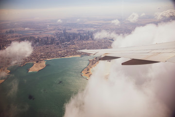 Flug &uuml;ber Dubai