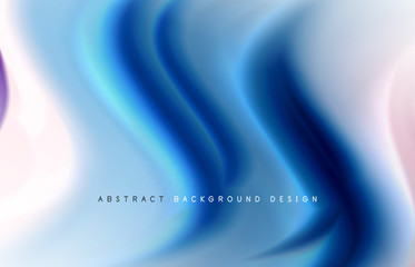 Abstract background - fluid color gradient waves, with dynamic motion line effect. Vector Illustration For Wallpaper, Banner, Background, Card, Book Illustration, landing page
