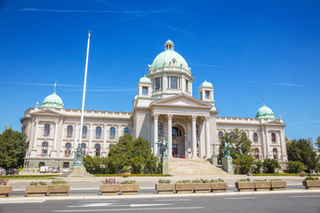 Obraz premium National Assembly in Belgrade