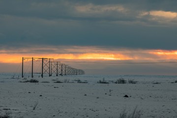 Islande coucher de soleil