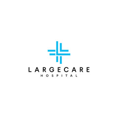 Obraz premium Modern logo design of letter L and Cross with clean background - EPS10 - Vector.