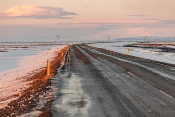 Fototapeta premium Road on Iceland